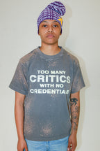 Grey Critics Rhinestone Tee