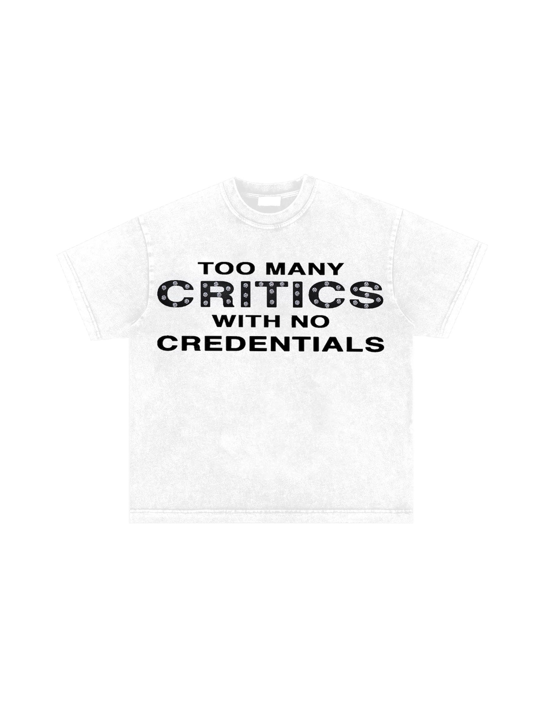 White Critics Tee