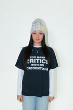 Black Critics Rhinestone Tee