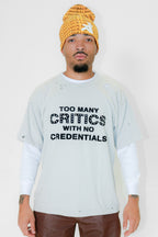 Off-White Critics Rhinestone Tee