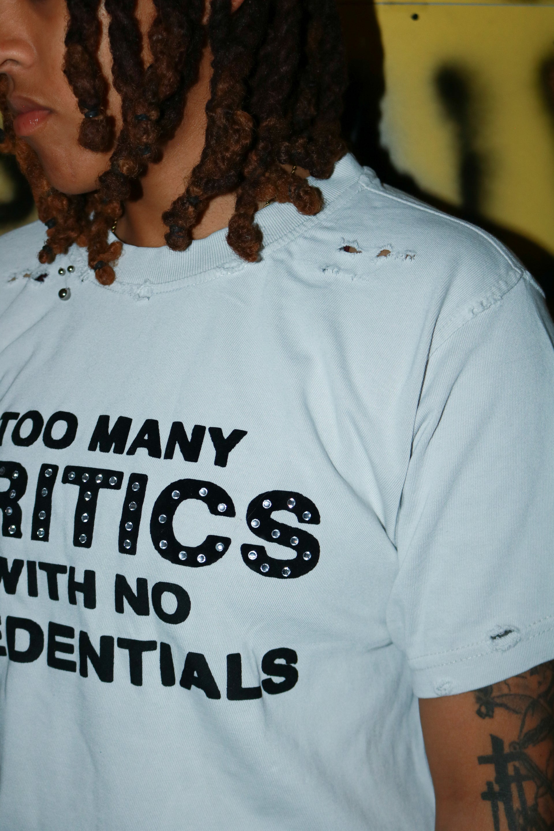 White Critics Tee