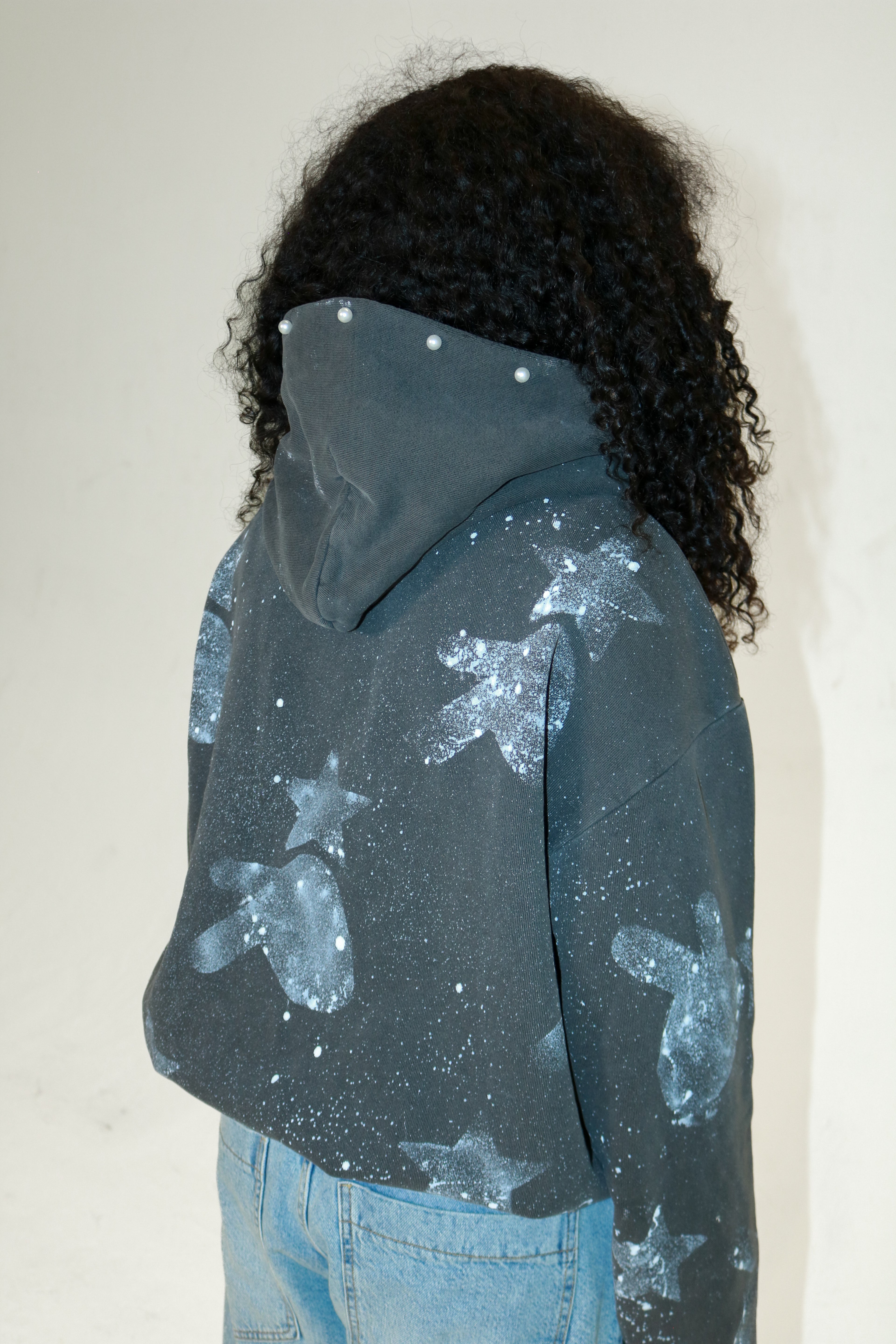 Grey Rebirth Pearl Hoodie