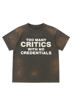 Grey Critics Rhinestone Tee