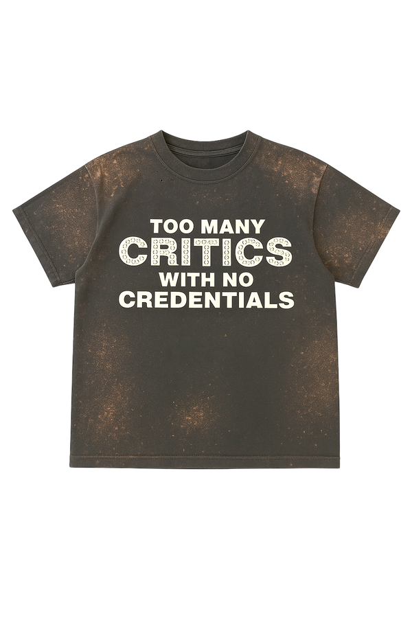 Grey Critics Tee