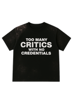 Black Critics Rhinestone Tee