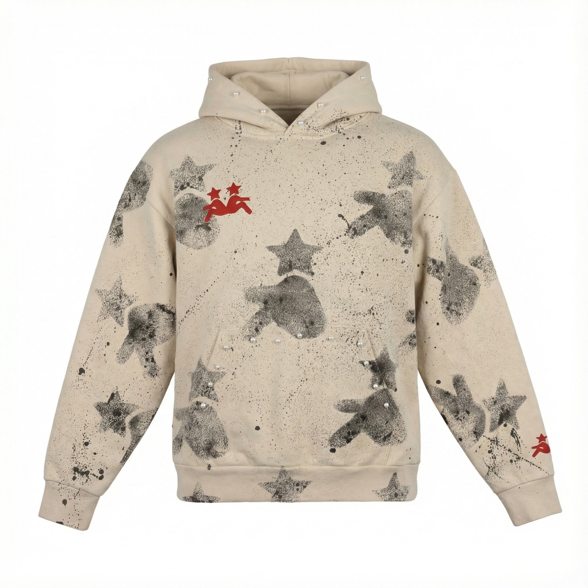 Cream Rebirth Pearl Hoodie – INTRVTDSTARS